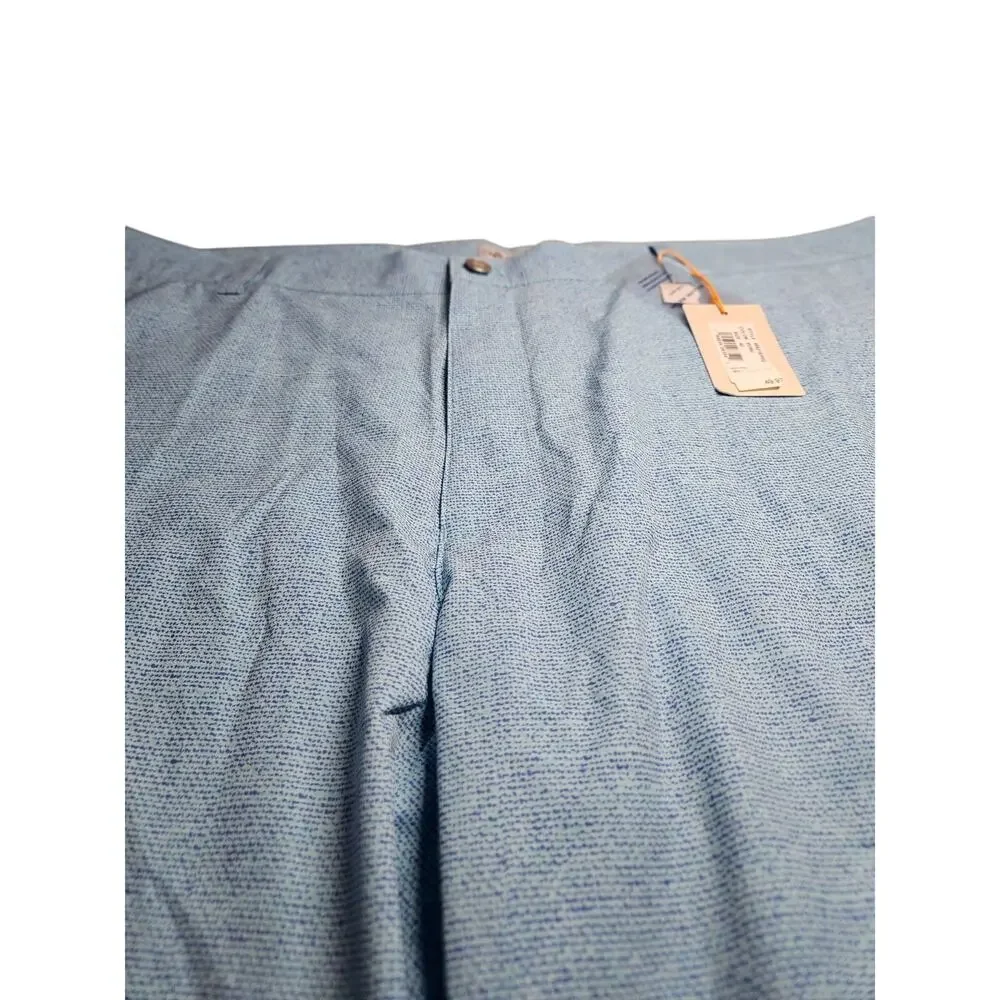 Peter Millar Mens Golf Shorts Blue Size 42